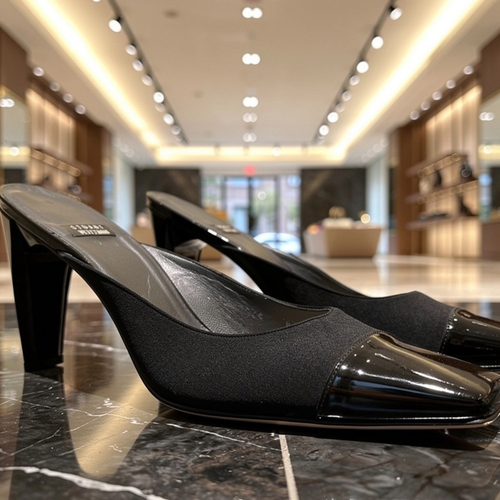 Stuart Weitzman Black Patent Heels